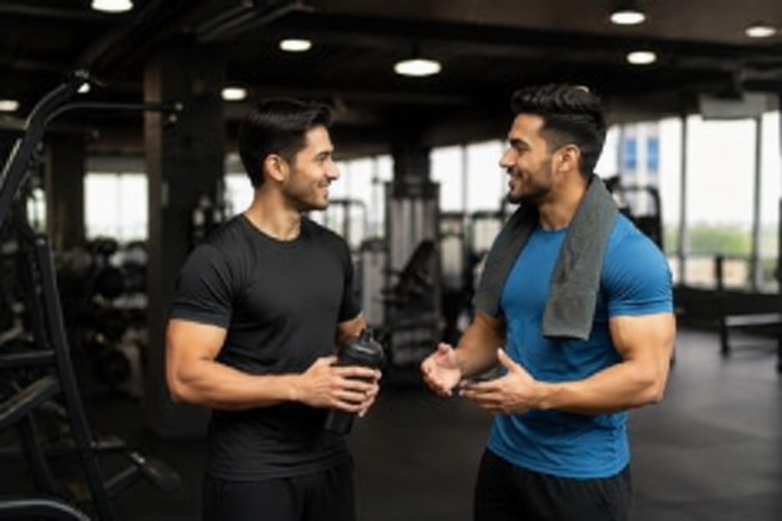 Fat loss training in modern gym